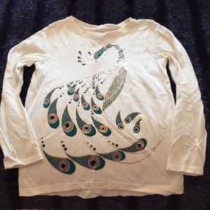 Tea Peacock Long Sleeve T shirt